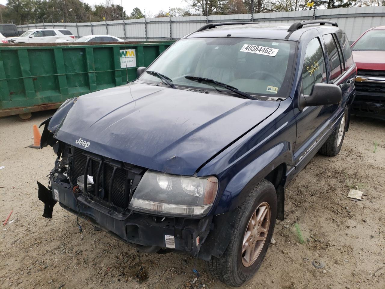 Photo 2 from auction – 2004 JEEP GRAND CHER with VIN 1J4GW48S94C219371