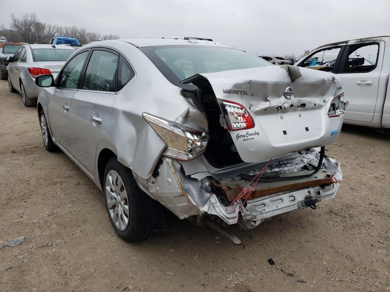 Photo 3 from auction – 2013 NISSAN SENTRA with VIN 3N1AB7AP2DL701833