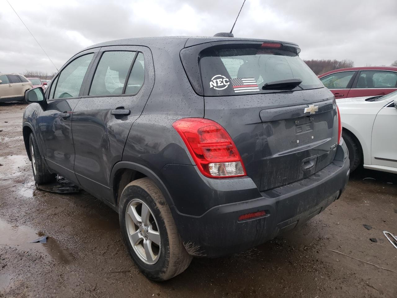 Photo 3 from auction – 2016 CHEVROLET TRAX LS with VIN 3GNCJNSB4GL222616