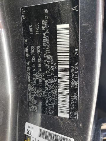 Photo 10 from auction – 2021 TOYOTA HIGHLANDER with VIN 5TDFZRBH7MS122624