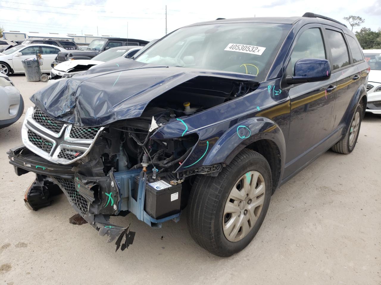 Photo 2 from auction – 2018 DODGE JOURNEY SX with VIN 3C4PDCBG5JT508516
