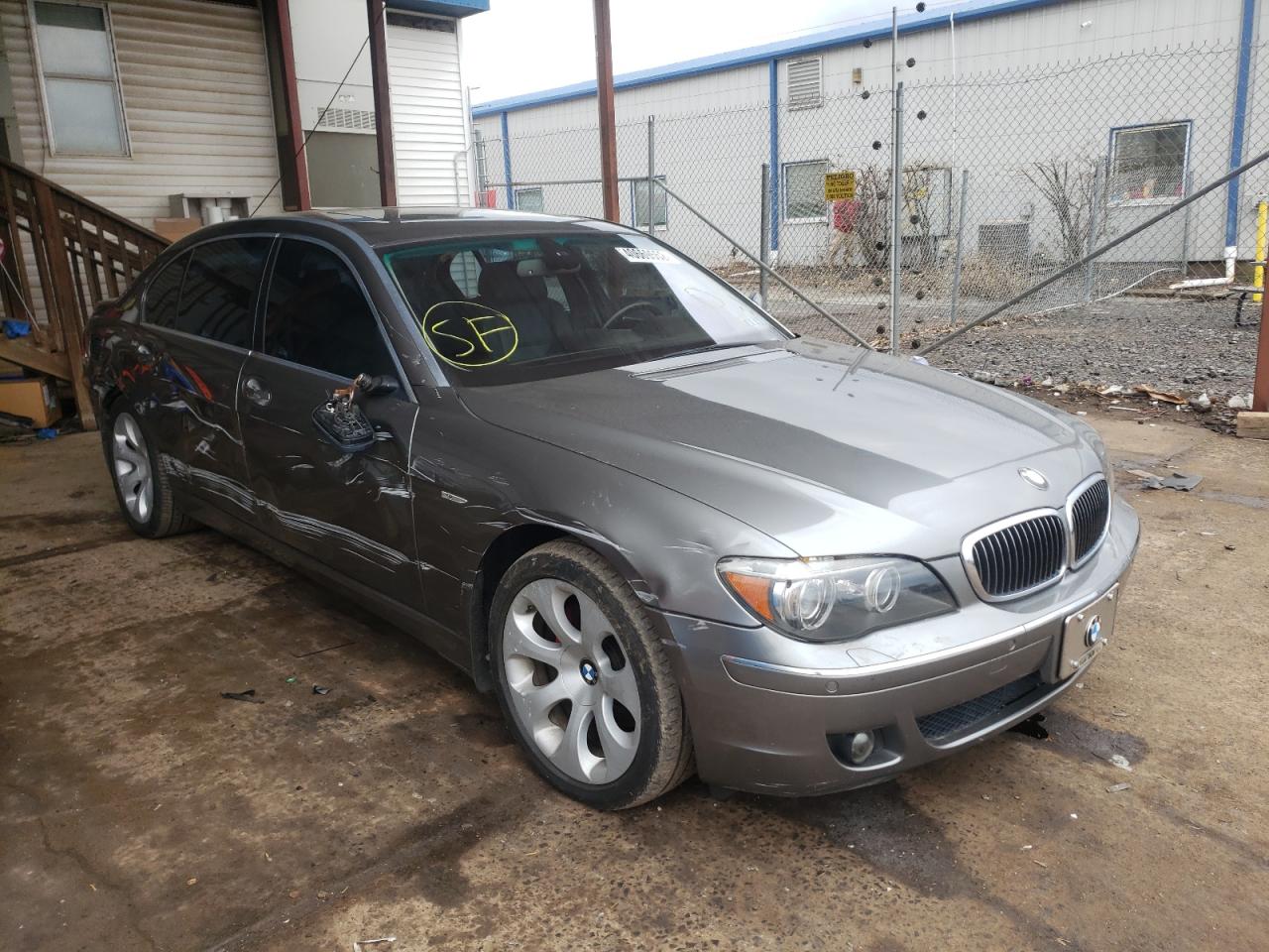 BMW 750 2007 with VIN WBAHN83517DT71825 - Photo from auction