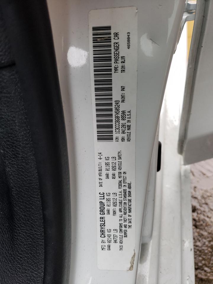 Photo 10 from auction – 2015 CHRYSLER 200 S with VIN 1C3CCCBG8FN505249