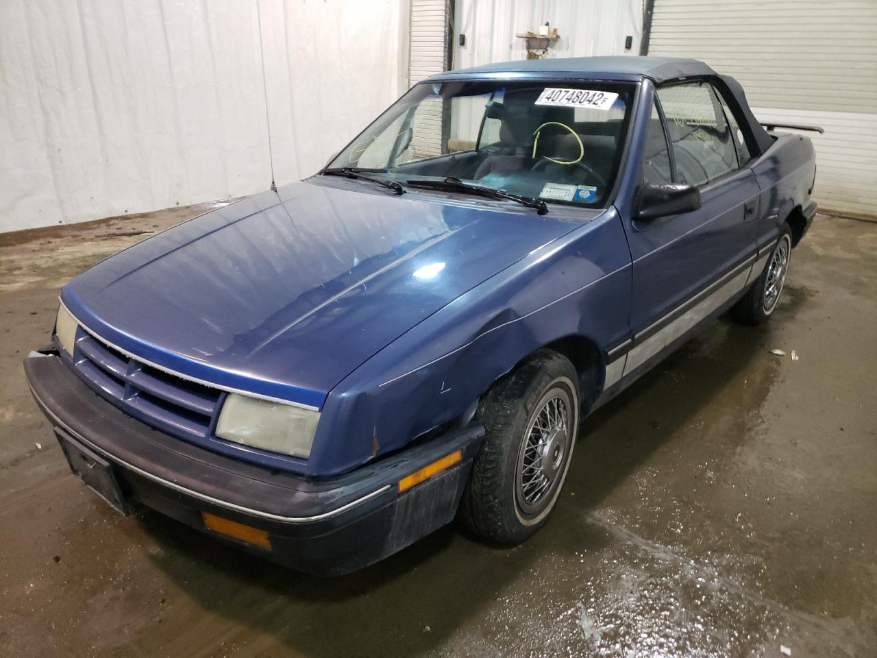 Photo 2 from auction – 1991 DODGE SHADOW with VIN 3B3XP45K0MT586446