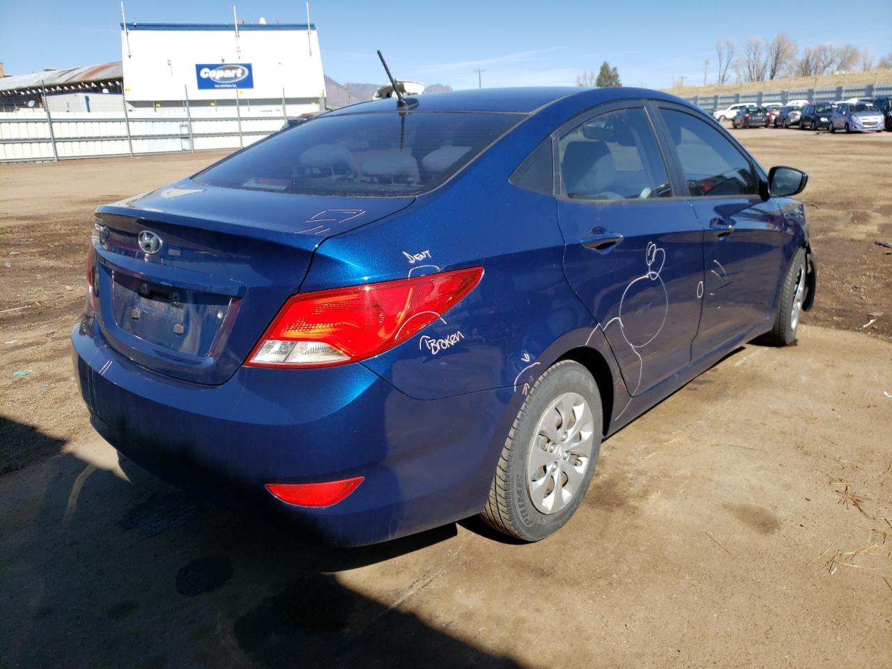 Photo 4 from auction – 2017 HYUNDAI ACCENT SE with VIN KMHCT4AE5HU271027
