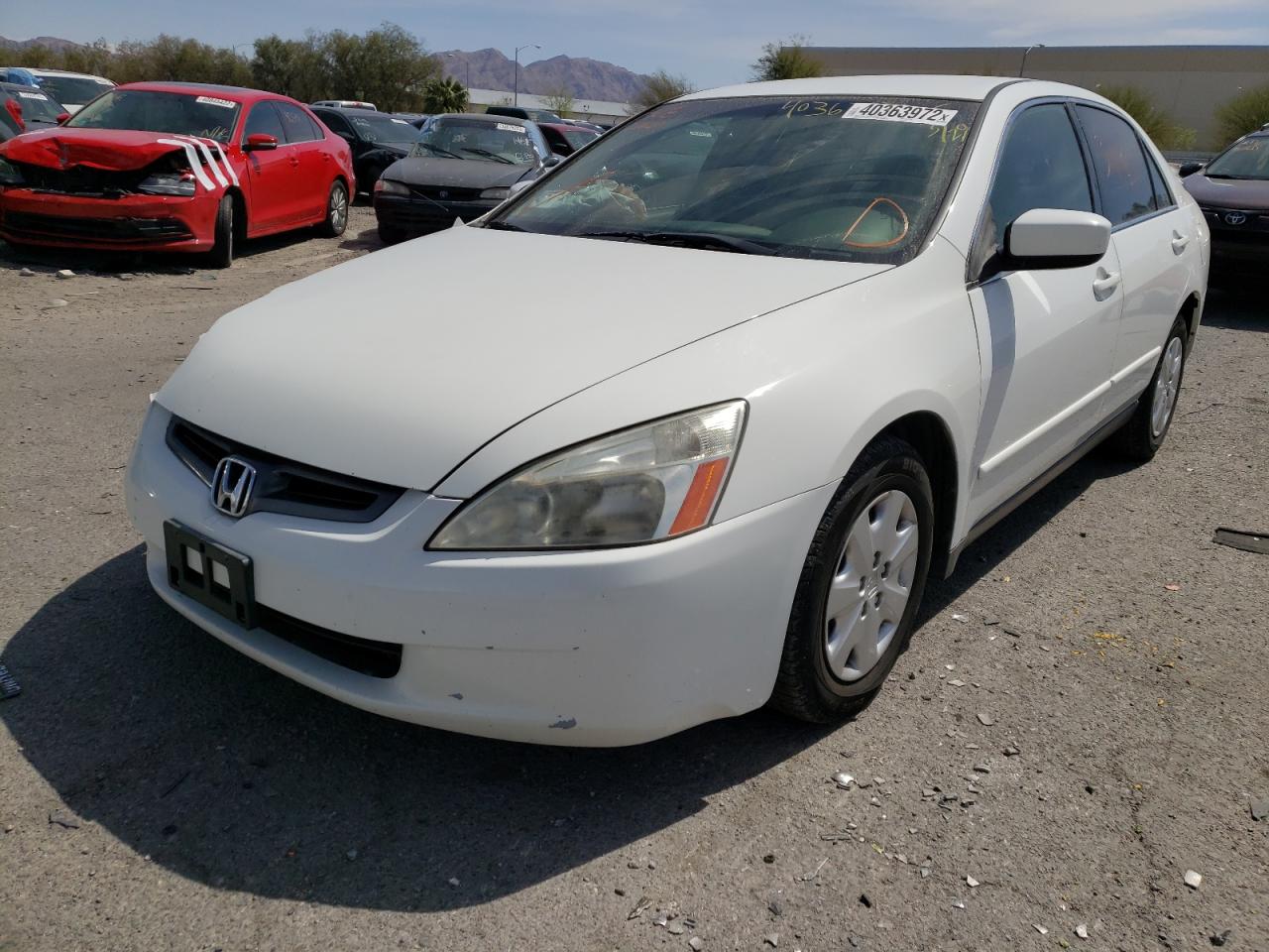 Photo 2 from auction – 2004 HONDA ACCORD LX with VIN JHMCM56394C020024