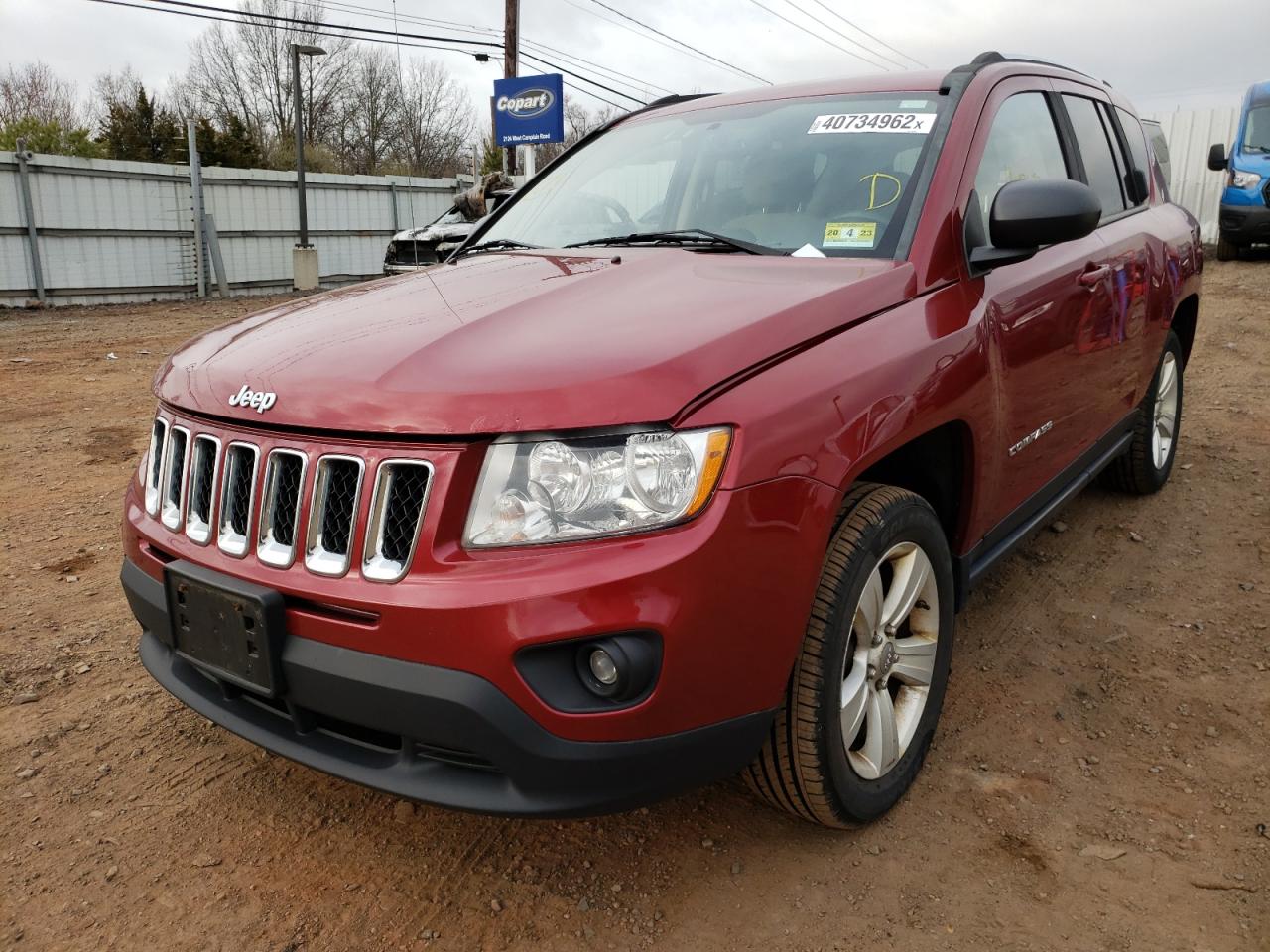 Photo 2 from auction – 2012 JEEP COMPASS LA with VIN 1C4NJDEB0CD604567