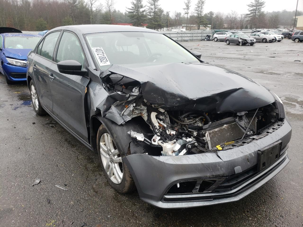 VOLKSWAGEN JETTA BASE 2015 with VIN 3VW2K7AJ7FM225294 - Photo from auction