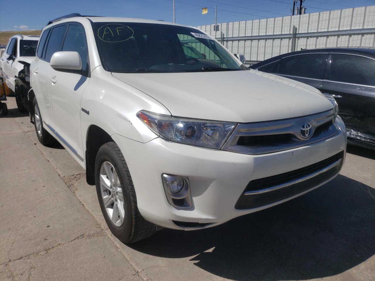TOYOTA HIGHLANDER 2013 with VIN JTEBC3EH3D2016330 - Photo from auction