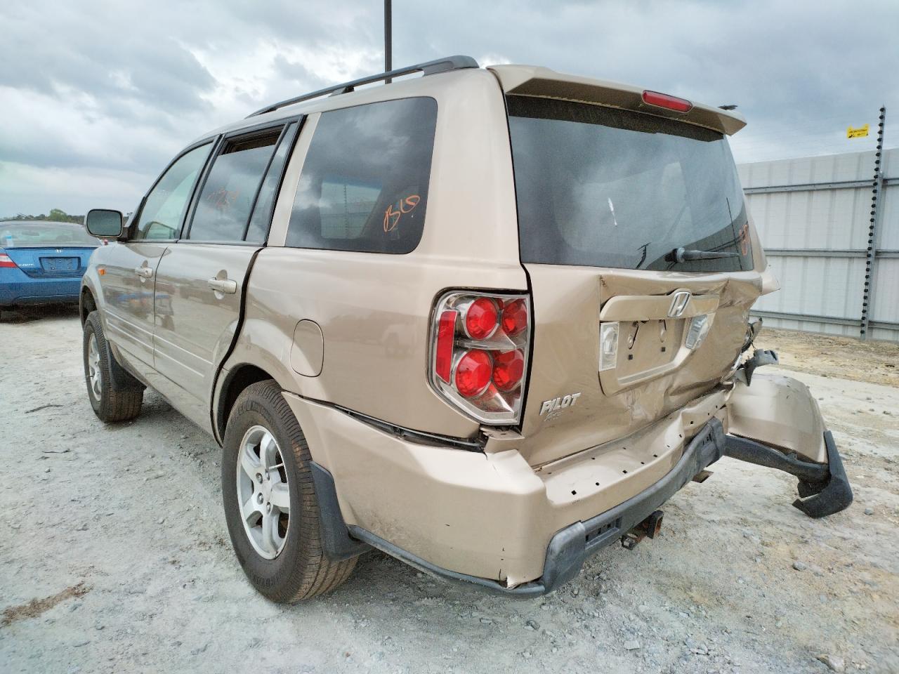 Photo 9 from auction – 2007 HONDA PILOT EX with VIN 5FNYF28437B000994
