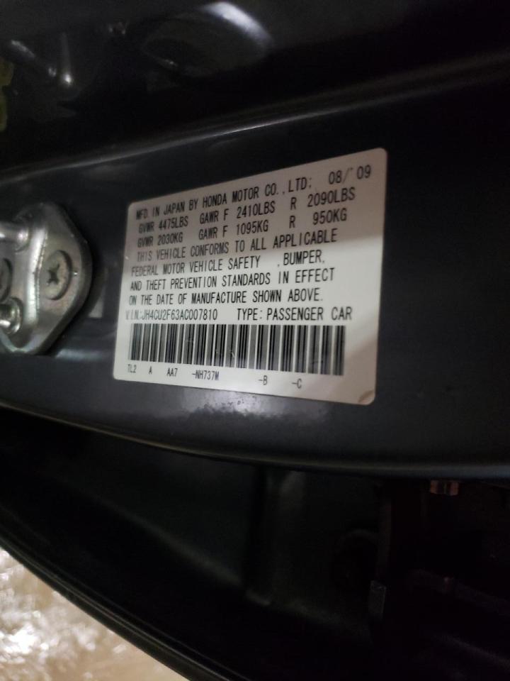 Photo 10 from auction – 2010 ACURA TSX with VIN JH4CU2F63AC007810