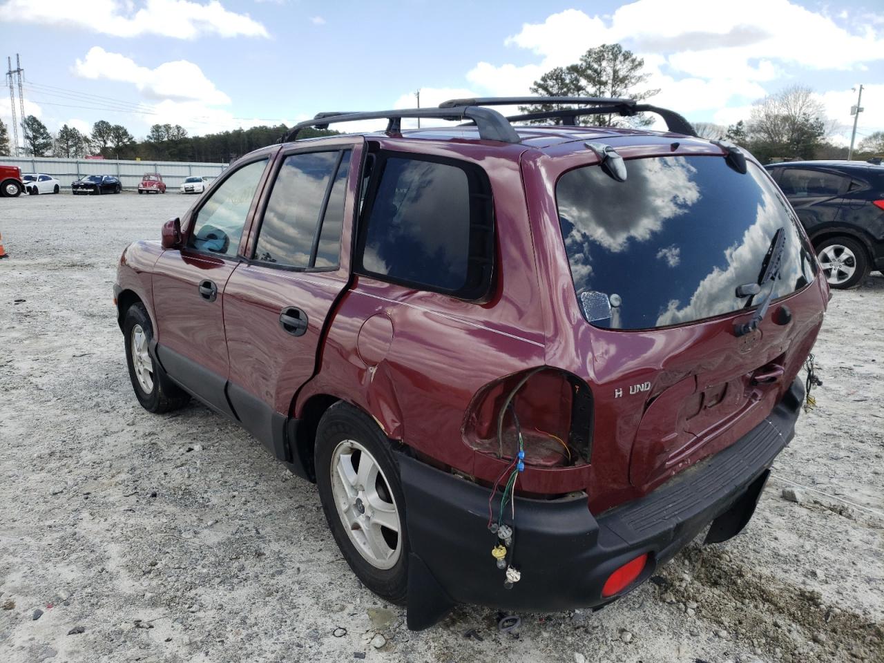 Photo 3 from auction – 2002 HYUNDAI SANTA FE G with VIN KM8SC13D72U196689