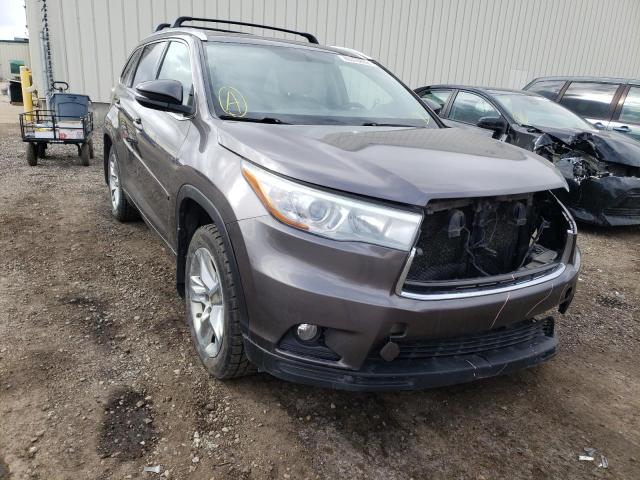 TOYOTA HIGHLANDER 2015 with VIN 5TDDKRFH3FS141843 - Photo from auction