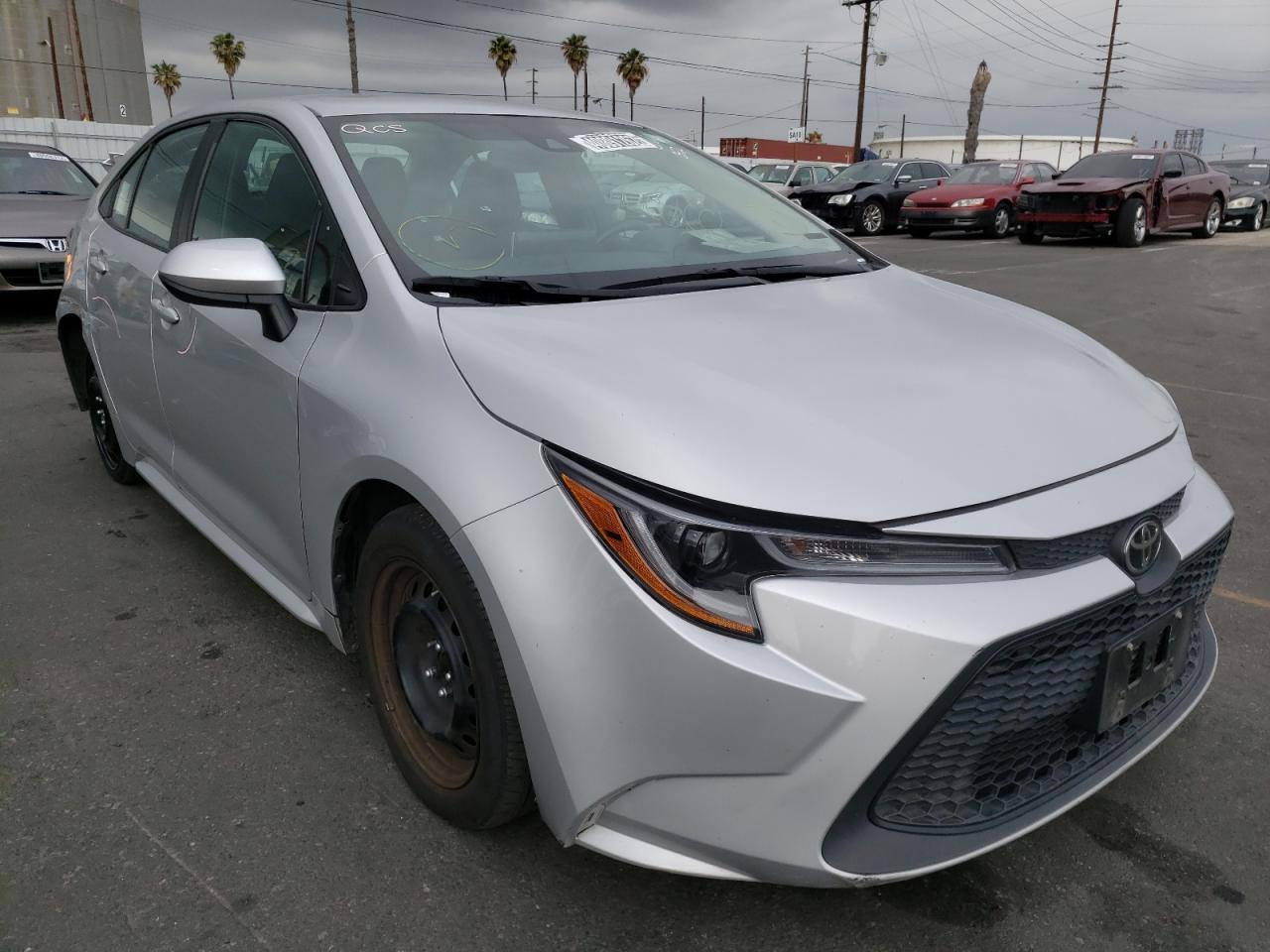 TOYOTA COROLLA LE 2020 with VIN 5YFEPRAE0LP063528 - Photo from auction