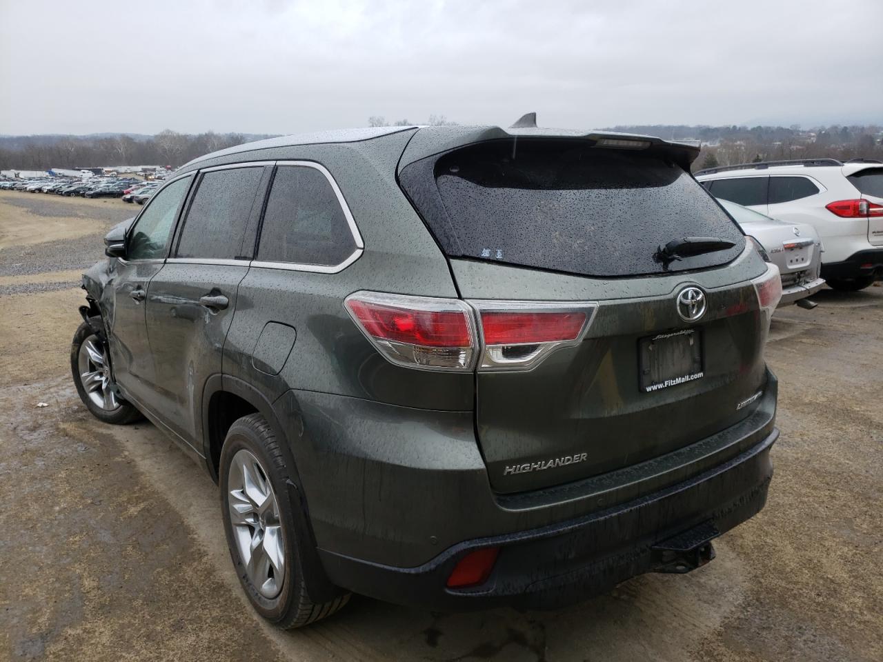 Photo 3 from auction – 2015 TOYOTA HIGHLANDER with VIN 5TDDKRFH7FS073904