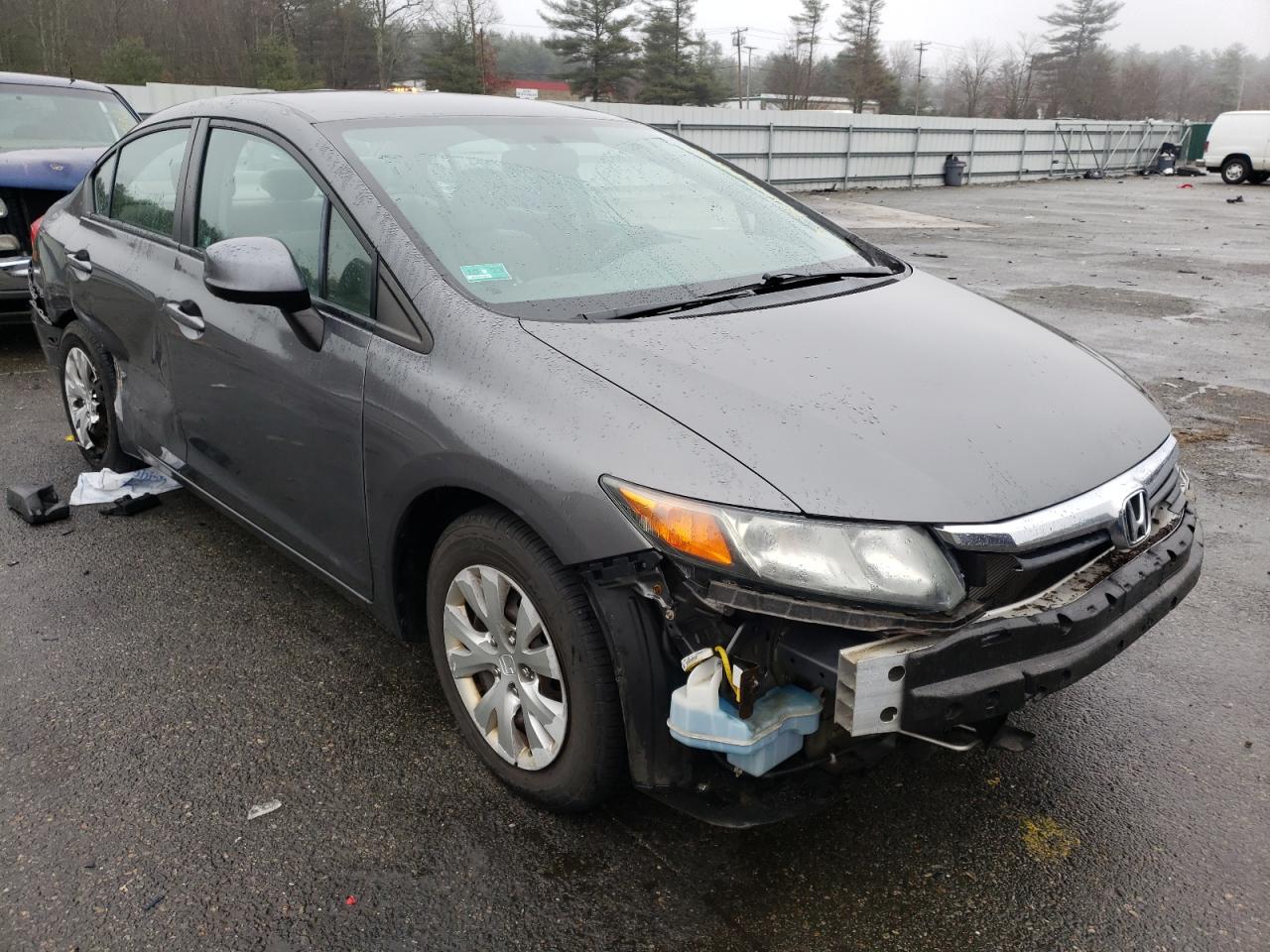 HONDA CIVIC LX 2012 with VIN 2HGFB2F59CH603212 - Photo from auction