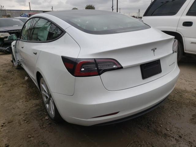 Photo 3 from auction – 2022 TESLA MODEL 3 with VIN 5YJ3E1EB2NF143569