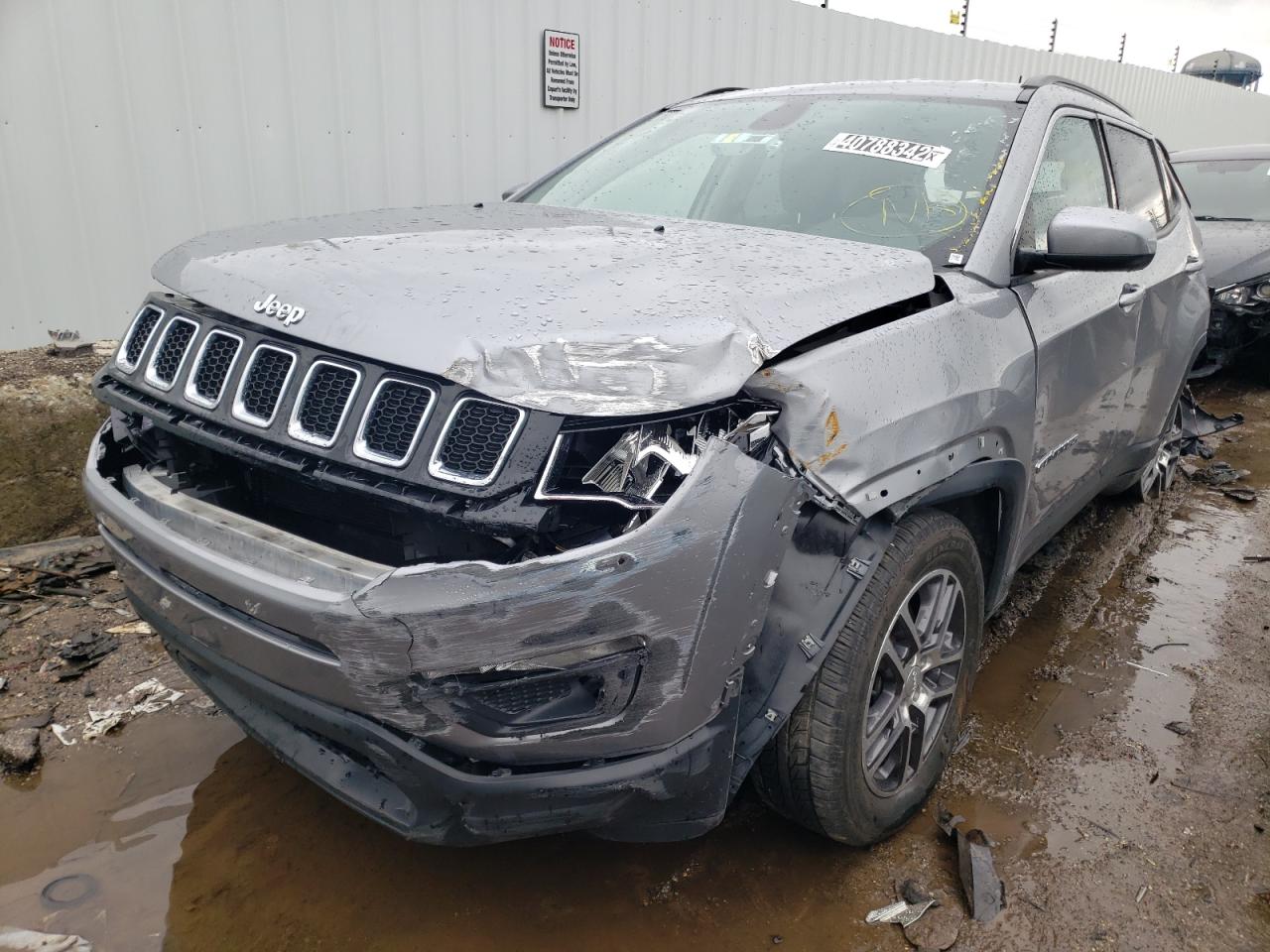 Photo 2 from auction – 2018 JEEP COMPASS LA with VIN 3C4NJDBB3JT116080