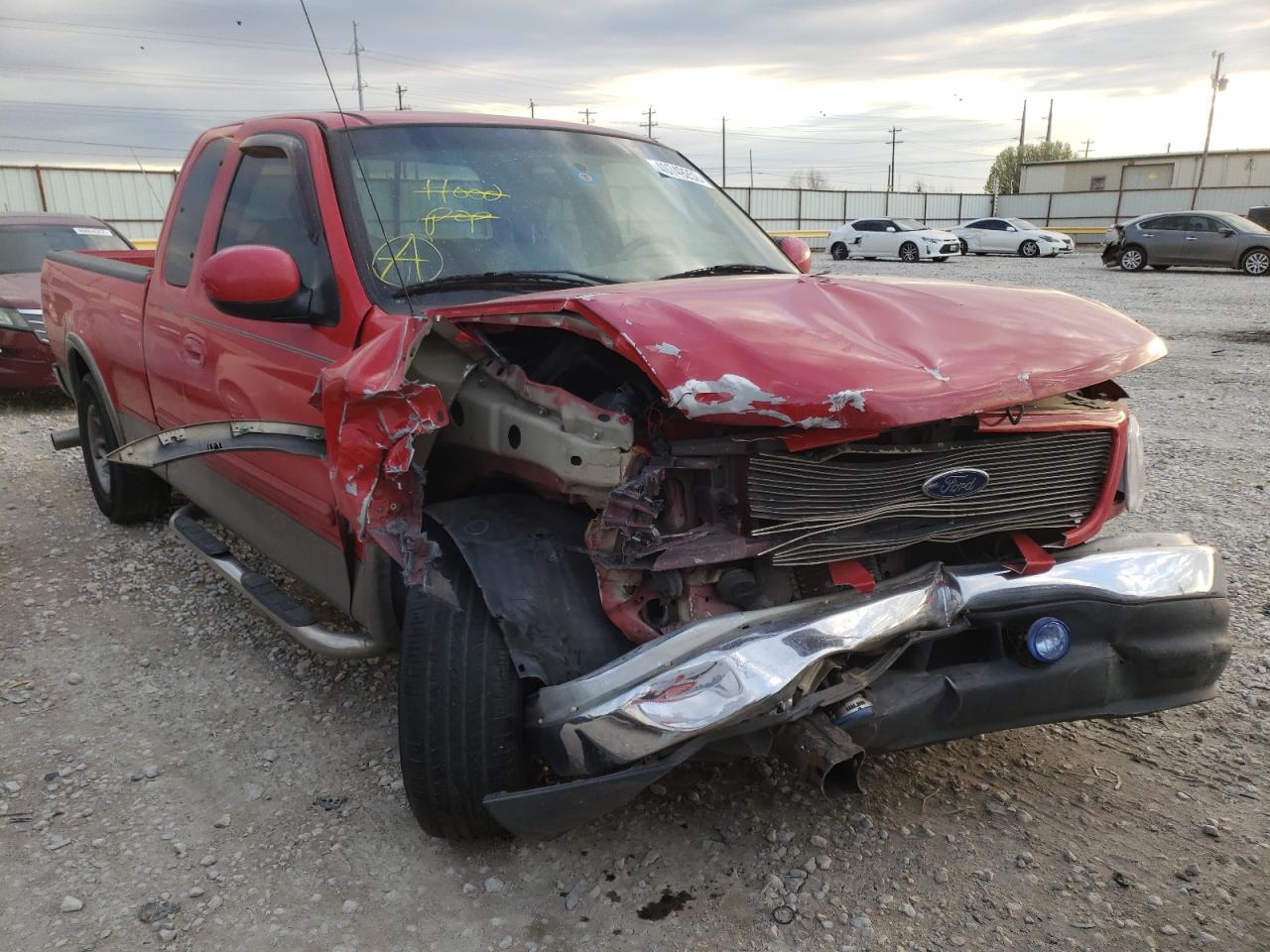 FORD F150 2001 with VIN 1FTRX17L81NB05821 - Photo from auction