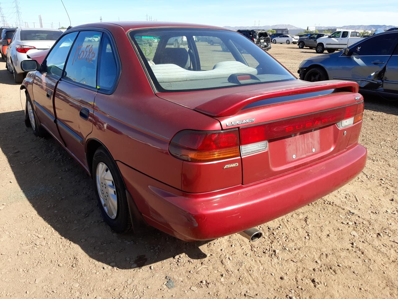 Photo 3 from auction – 1997 SUBARU LEGACY L with VIN 4S3BD4350V7201231