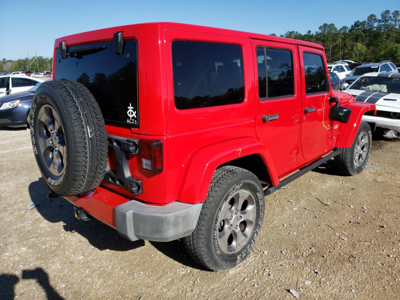 Photo 4 from auction – 2017 JEEP WRANGLER U with VIN 1C4BJWEGXHL628446