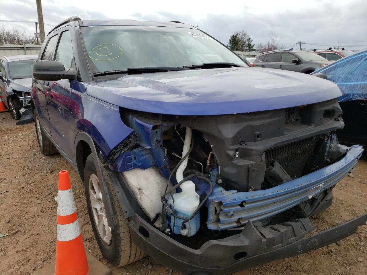 FORD EXPLORER 2014 with VIN 1FM5K8B80EGA52191 - Photo from auction
