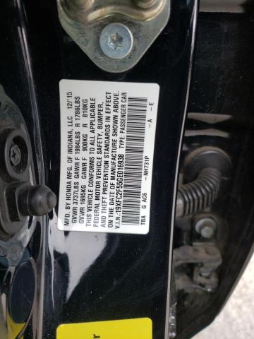 Photo 10 from auction – 2016 HONDA CIVIC LX with VIN 19XFC2F55GE016938