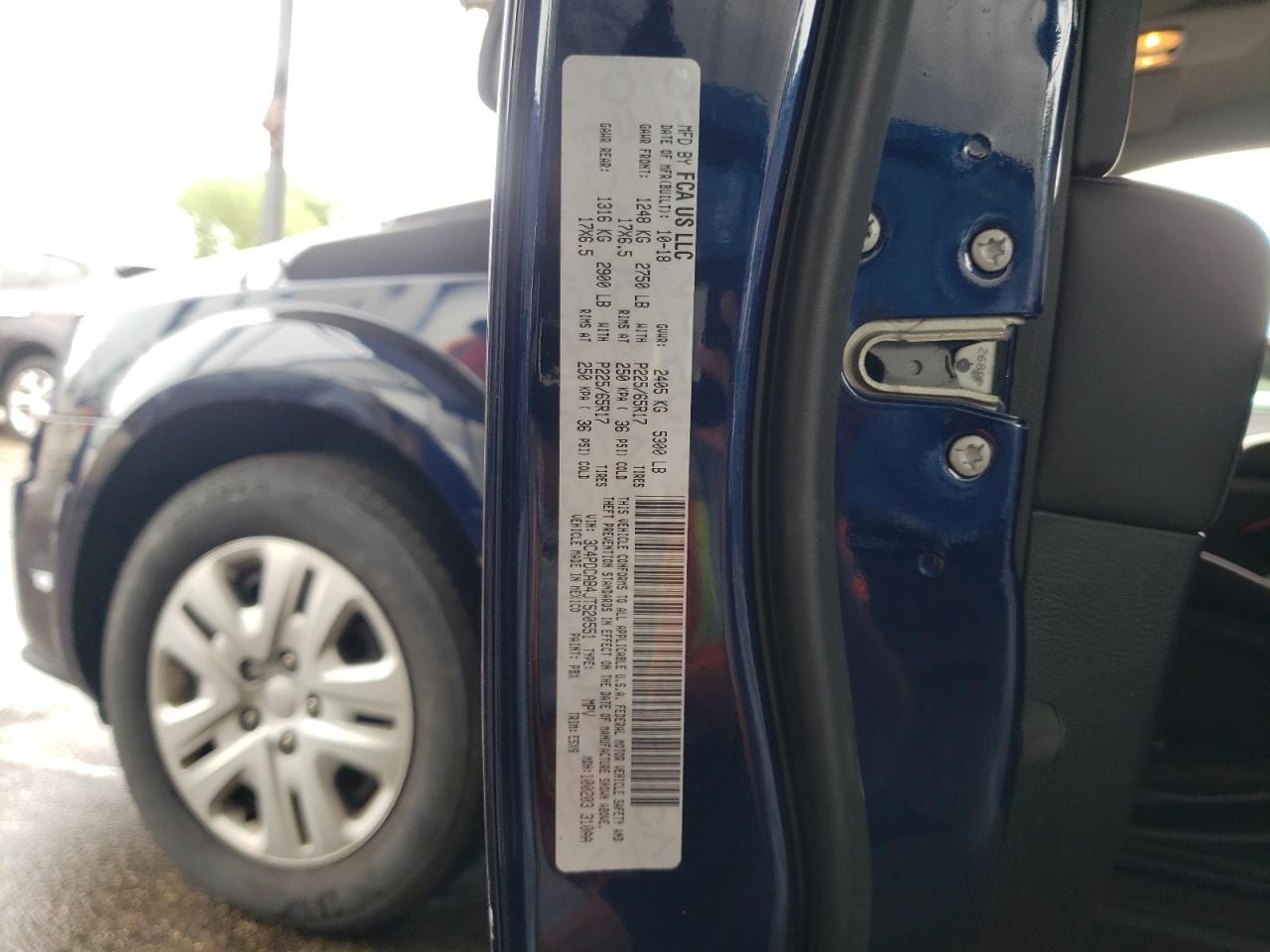 Photo 10 from auction – 2018 DODGE JOURNEY SE with VIN 3C4PDCAB4JT520551