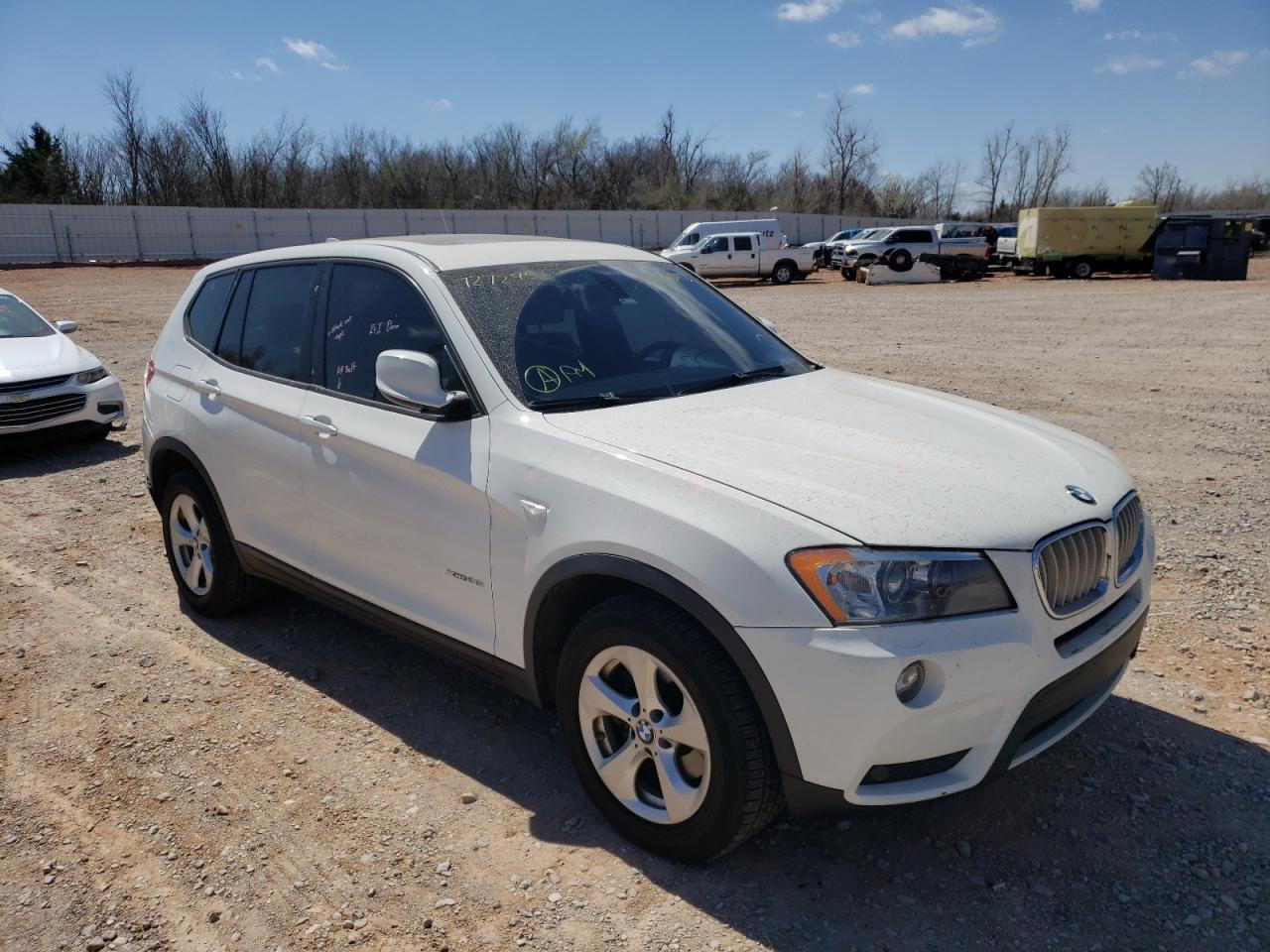 BMW X3 XDRIVE2 2012 with VIN 5UXWX5C52CL727295 - Photo from auction