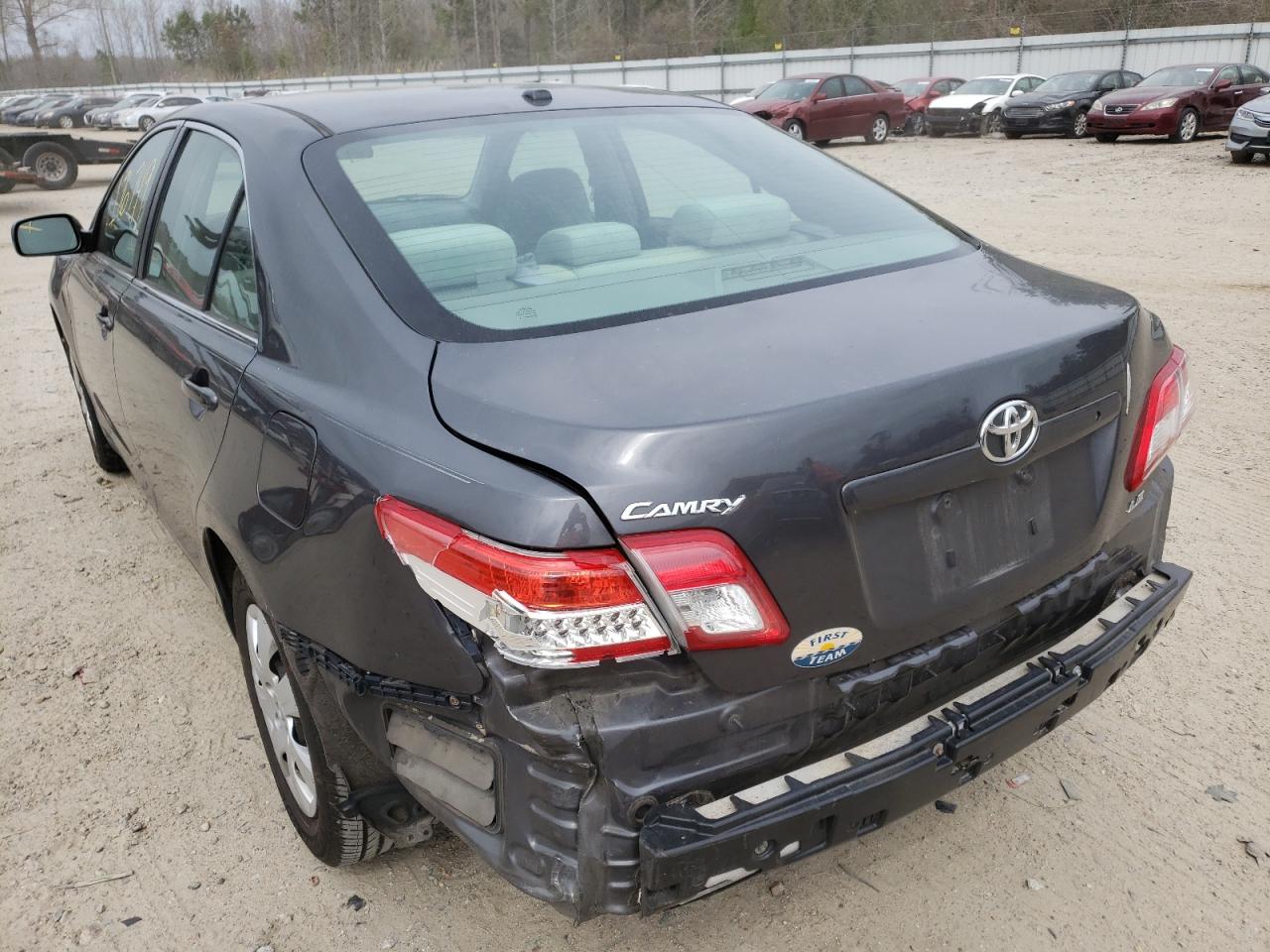 Photo 3 from auction – 2011 TOYOTA CAMRY BASE with VIN 4T1BF3EKXBU675753