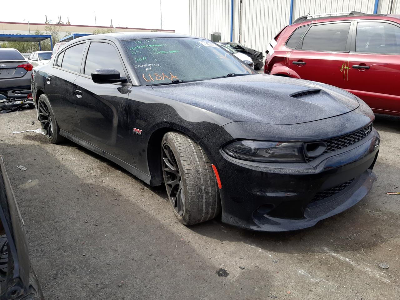 DODGE CHARGER SC 2019 with VIN 2C3CDXGJ9KH650599 - Photo from auction