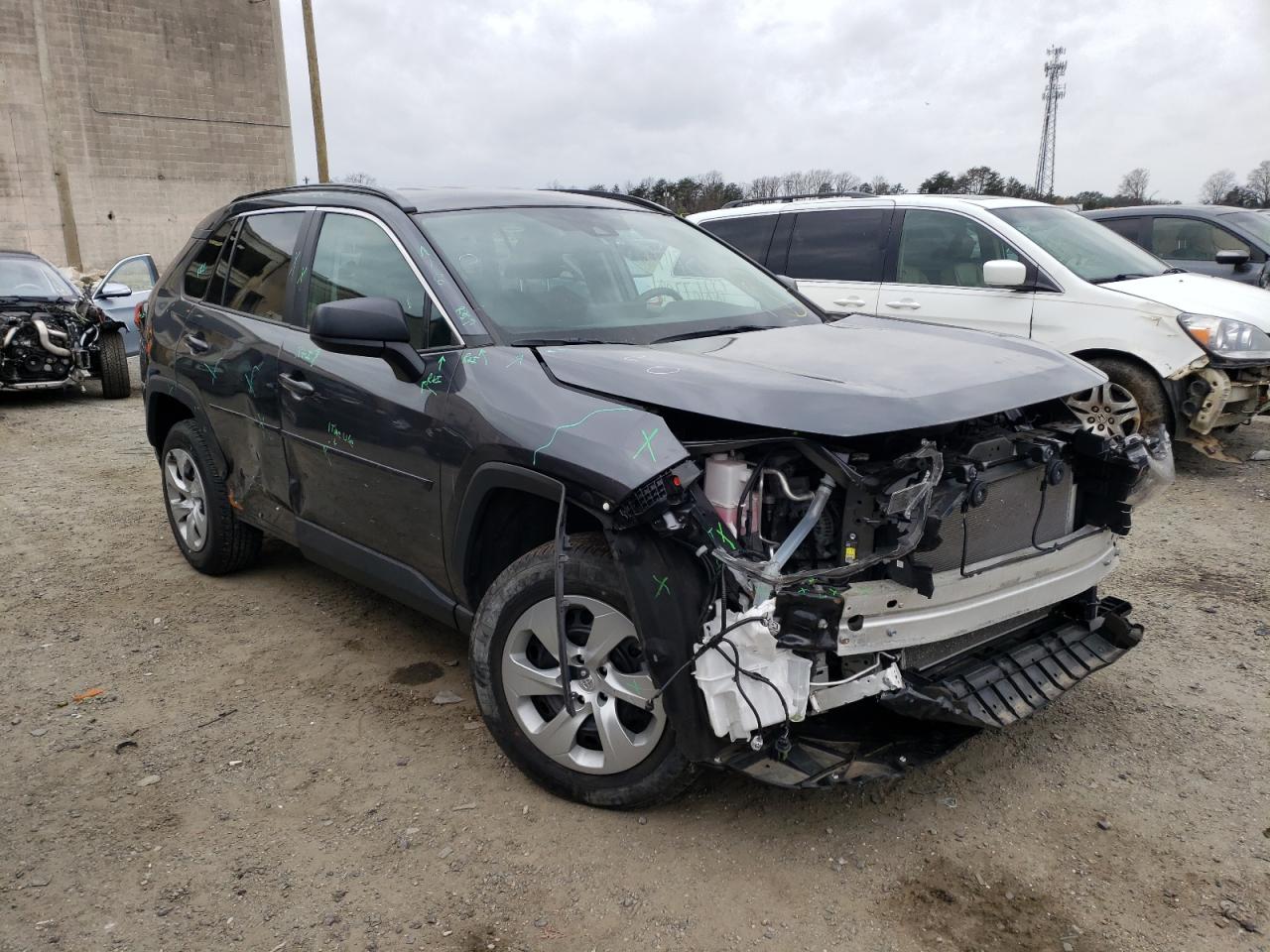 TOYOTA RAV4 LE 2021 with VIN 2T3F1RFV2MC163590 - Photo from auction