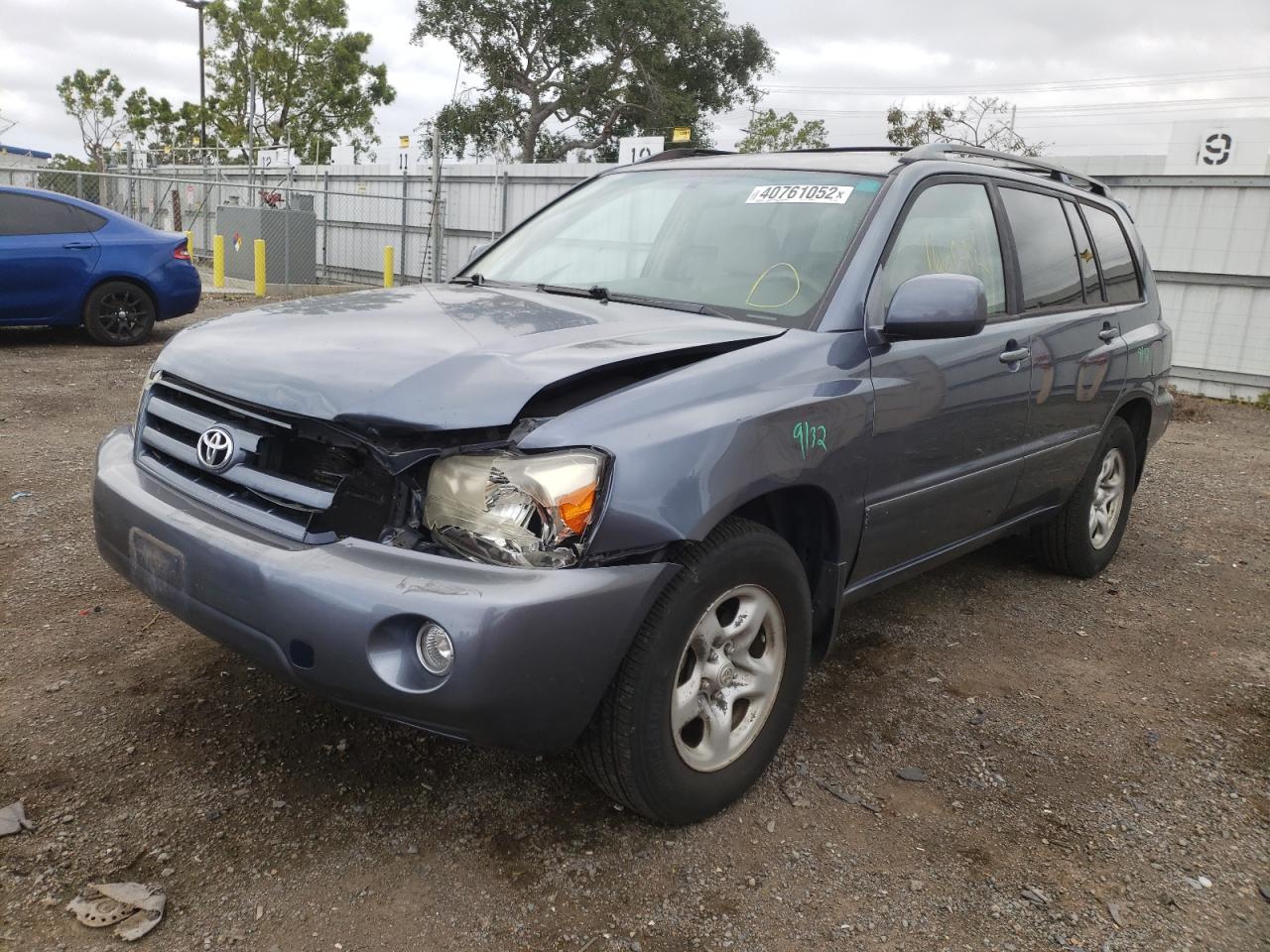 Photo 2 from auction – 2007 TOYOTA HIGHLANDER with VIN JTEDD21A470170053