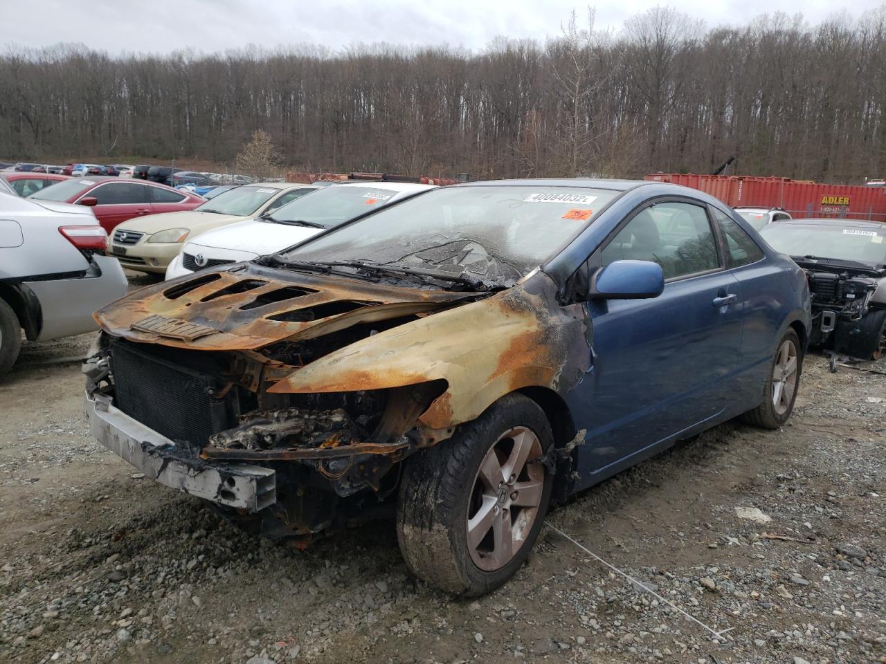 Photo 2 from auction – 2006 HONDA CIVIC EX with VIN 2HGFG12876H541017