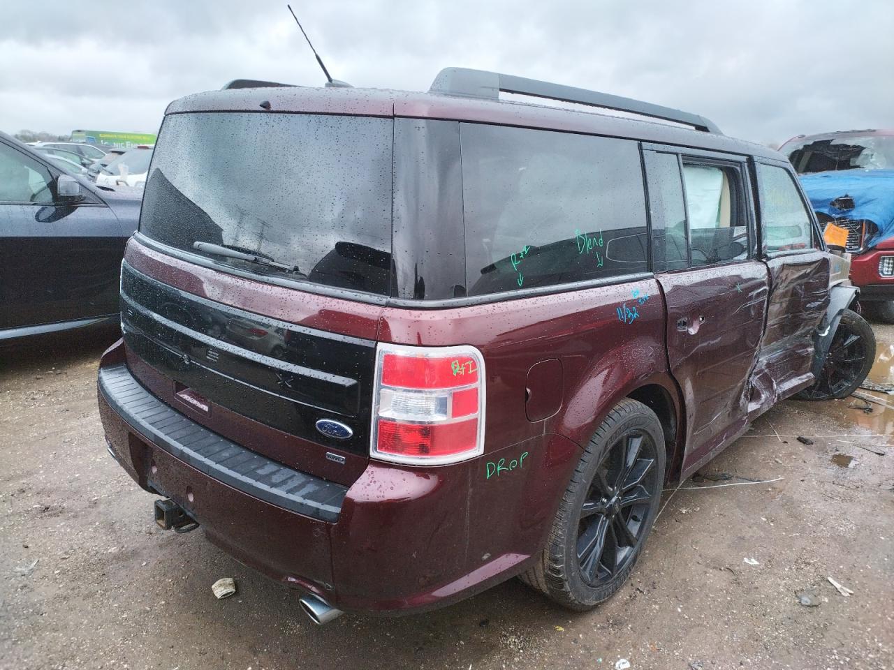 Photo 4 from auction – 2018 FORD FLEX SEL with VIN 2FMHK6C8XJBA00634
