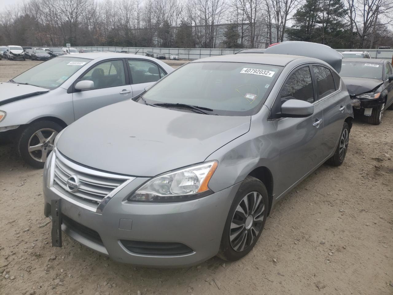 Photo 2 from auction – 2014 NISSAN SENTRA S with VIN 3N1AB7AP7EL692953