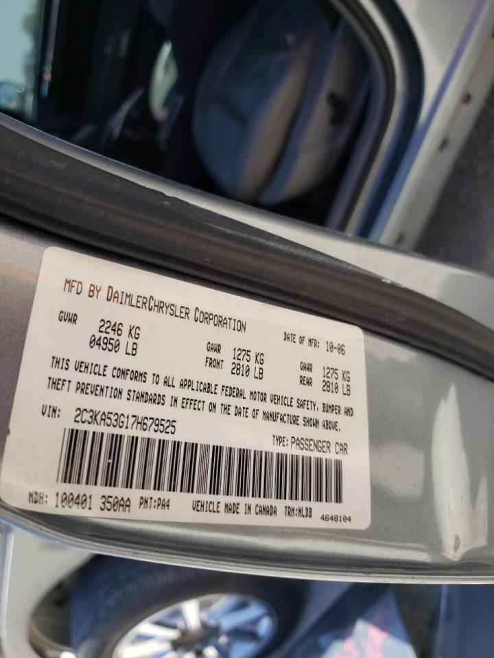 Photo 10 from auction – 2007 CHRYSLER 300 TOURIN with VIN 2C3KA53G17H679525
