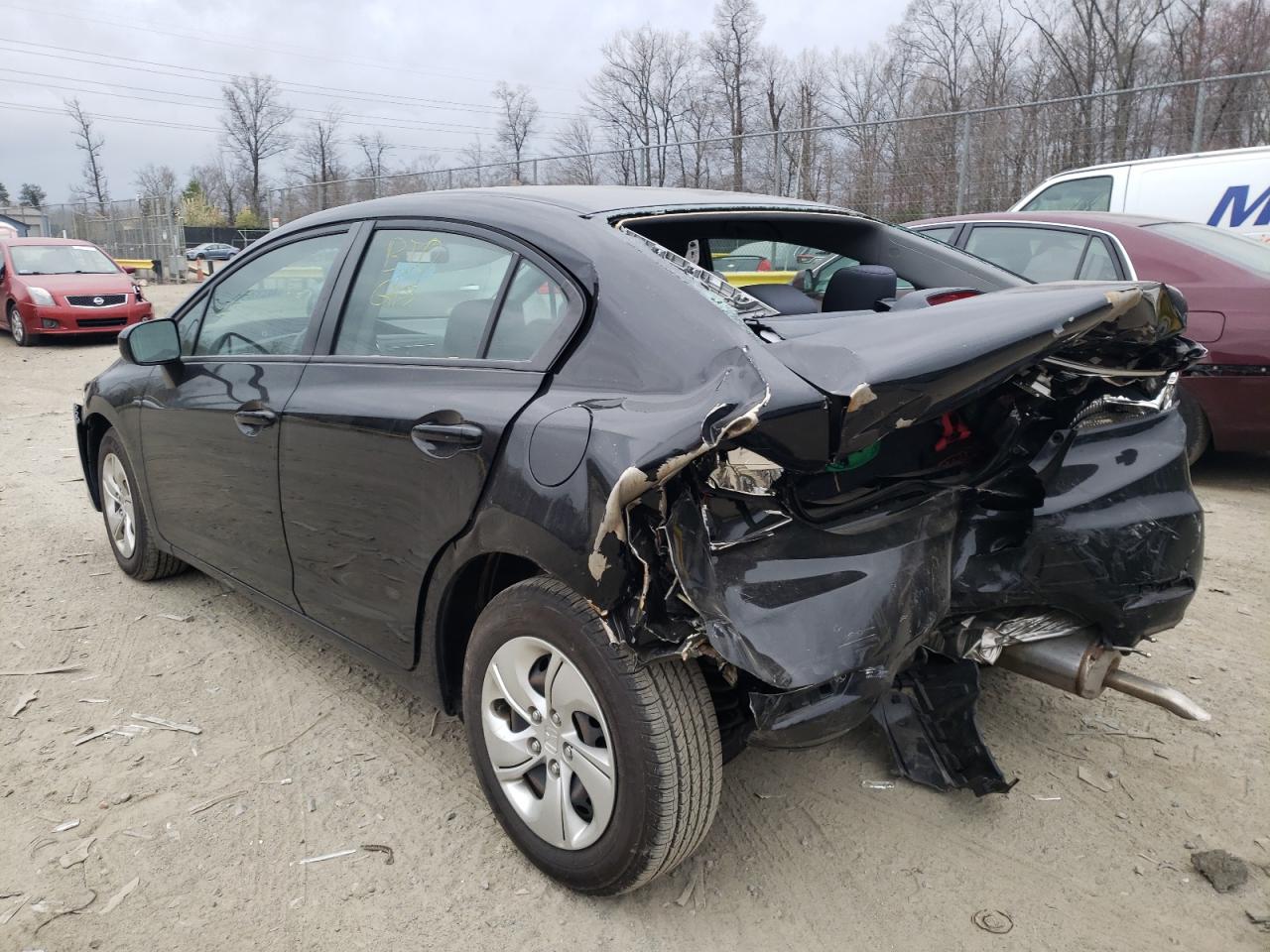 Photo 3 from auction – 2015 HONDA CIVIC LX with VIN 19XFB2F58FE202247