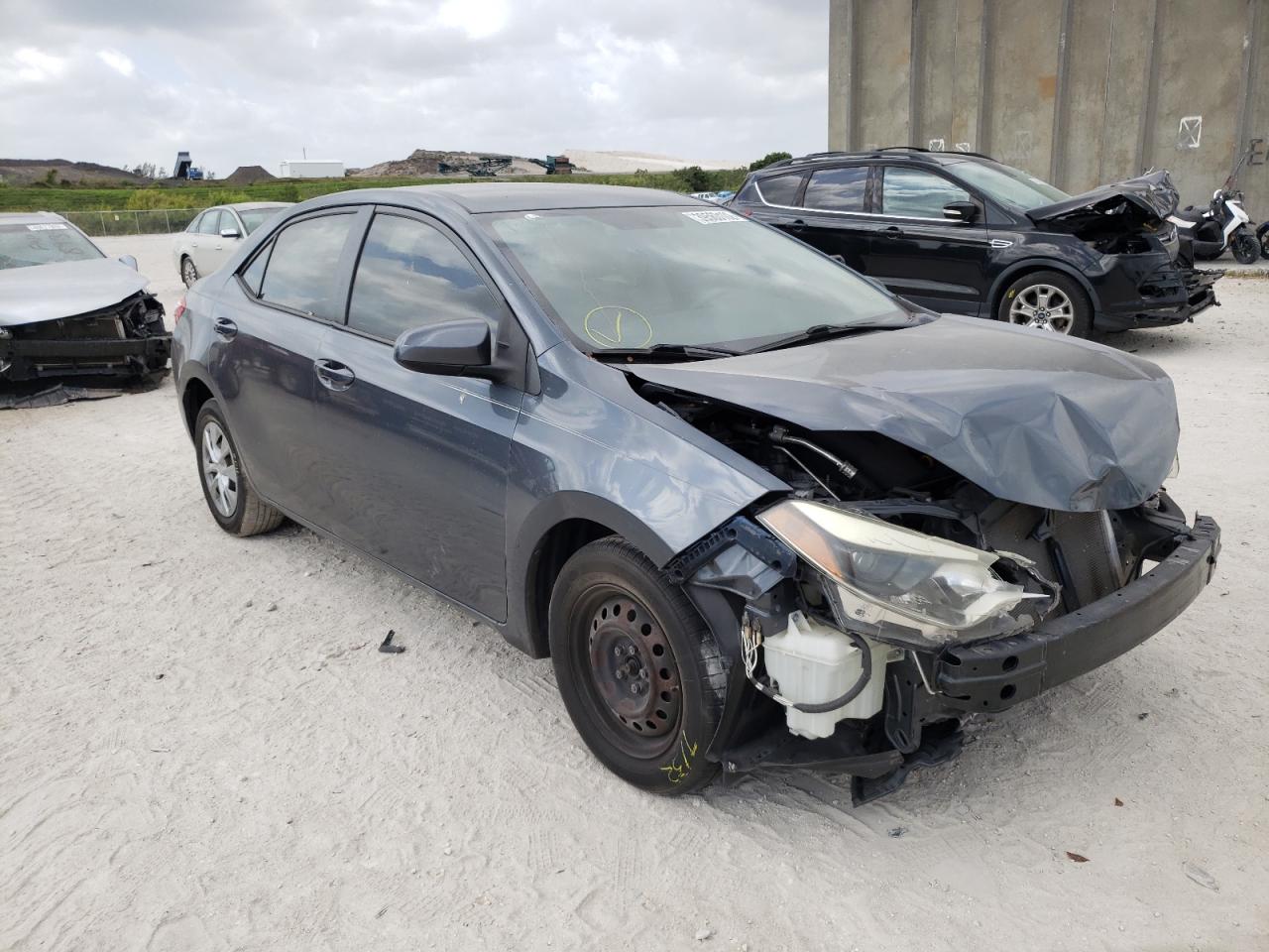 TOYOTA COROLLA L 2014 with VIN 2T1BURHE3EC029202 - Photo from auction