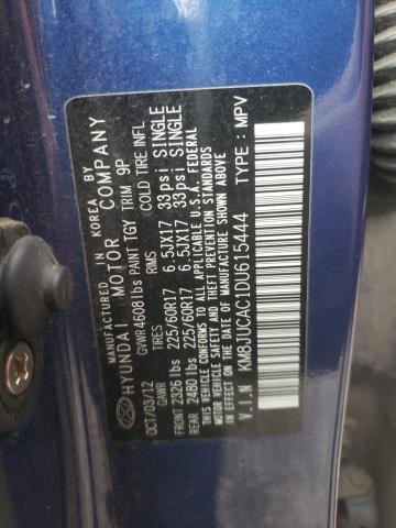 Photo 10 from auction – 2013 HYUNDAI TUCSON GLS with VIN KM8JUCAC1DU615444