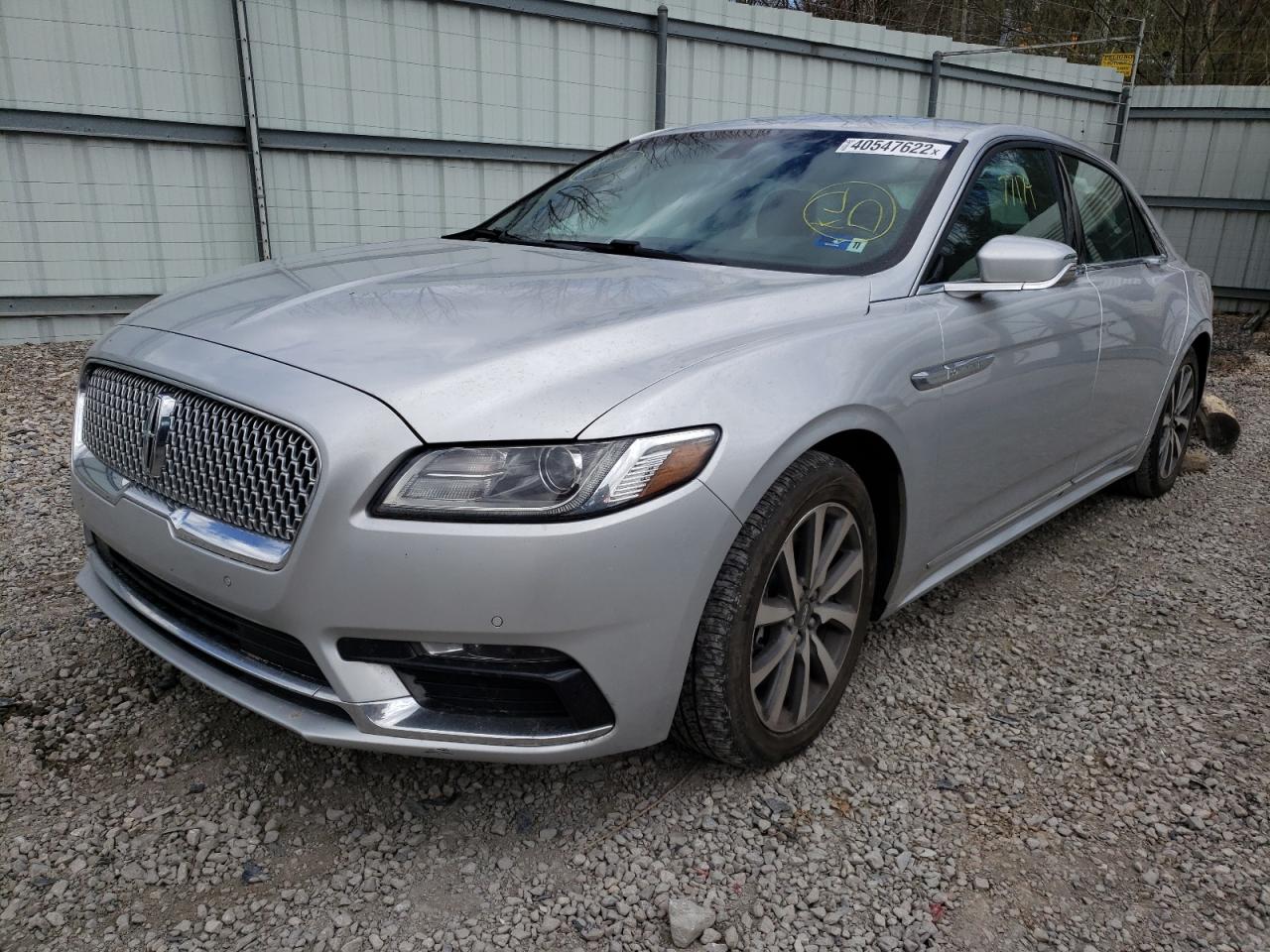 Photo 2 from auction – 2017 LINCOLN CONTINENTA with VIN 1LN6L9PK6H5620942