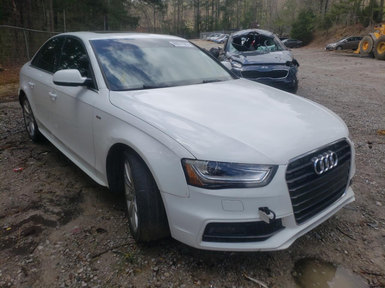 AUDI A4 PREMIUM 2014 with VIN WAUAFAFL0EN011694 - Photo from auction