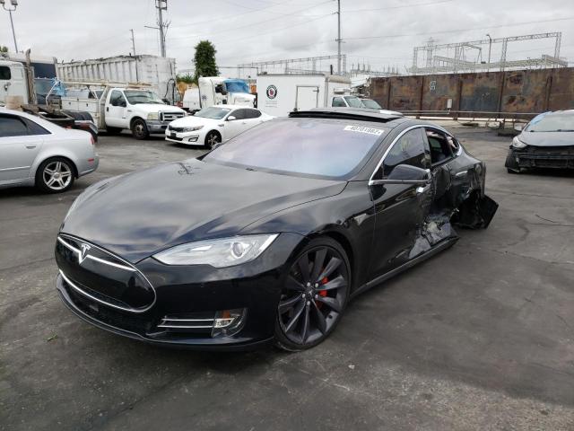 Photo 2 from auction – 2015 TESLA MODEL S 85 with VIN 5YJSA1H25FFP70027
