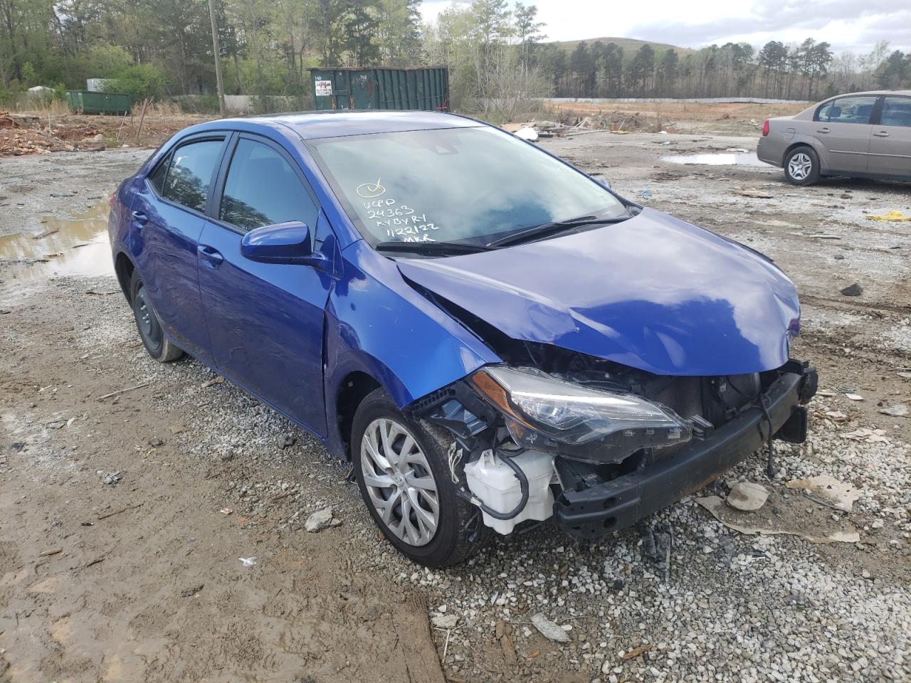 TOYOTA COROLLA L 2017 with VIN 2T1BURHE2HC777296 - Photo from auction