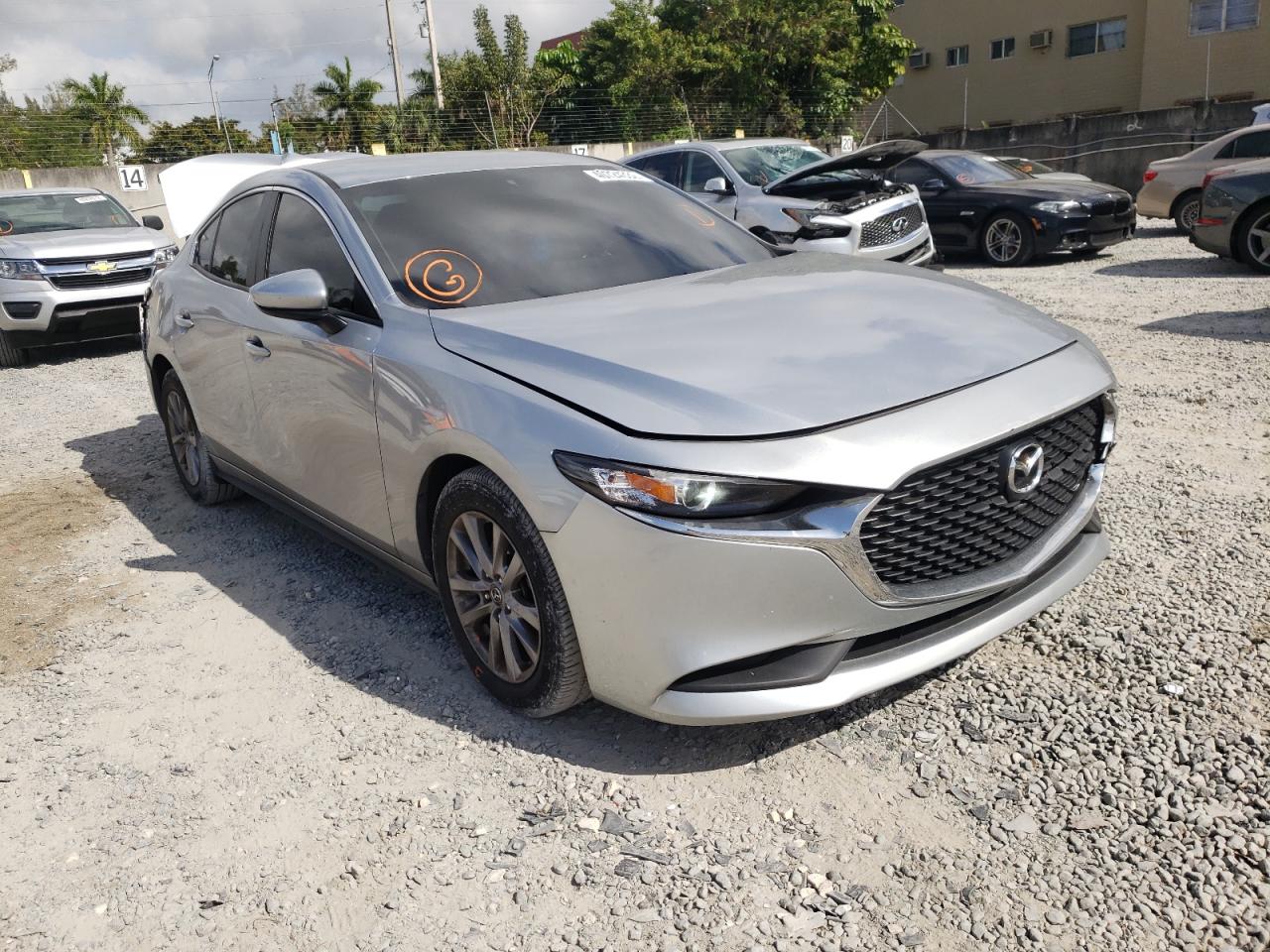 MAZDA 3 2019 with VIN 3MZBPABL3KM114301 - Photo from auction