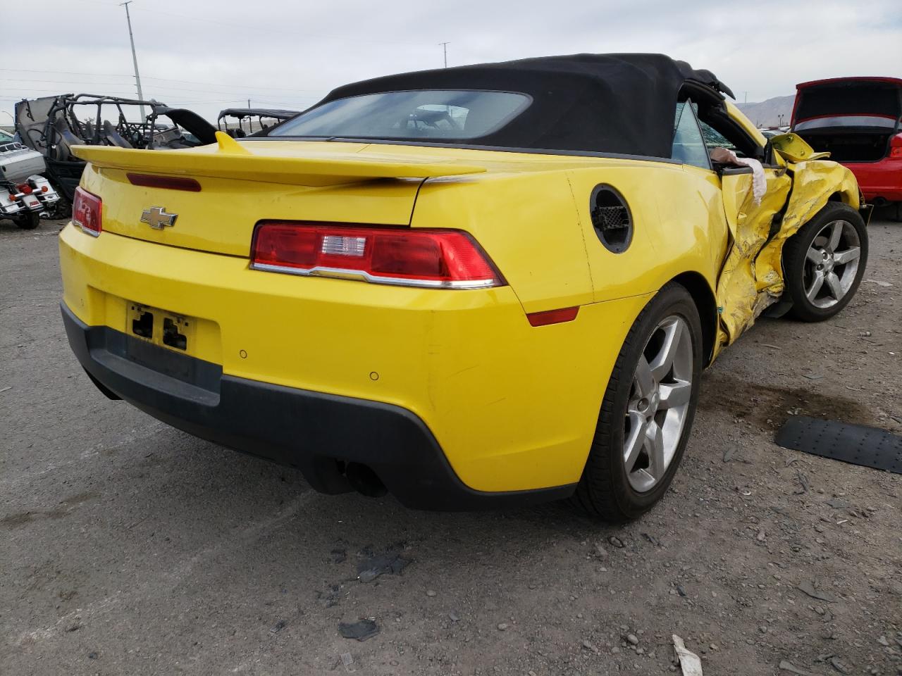 Photo 4 from auction – 2015 CHEVROLET CAMARO LT with VIN 2G1FD3D32F9202060