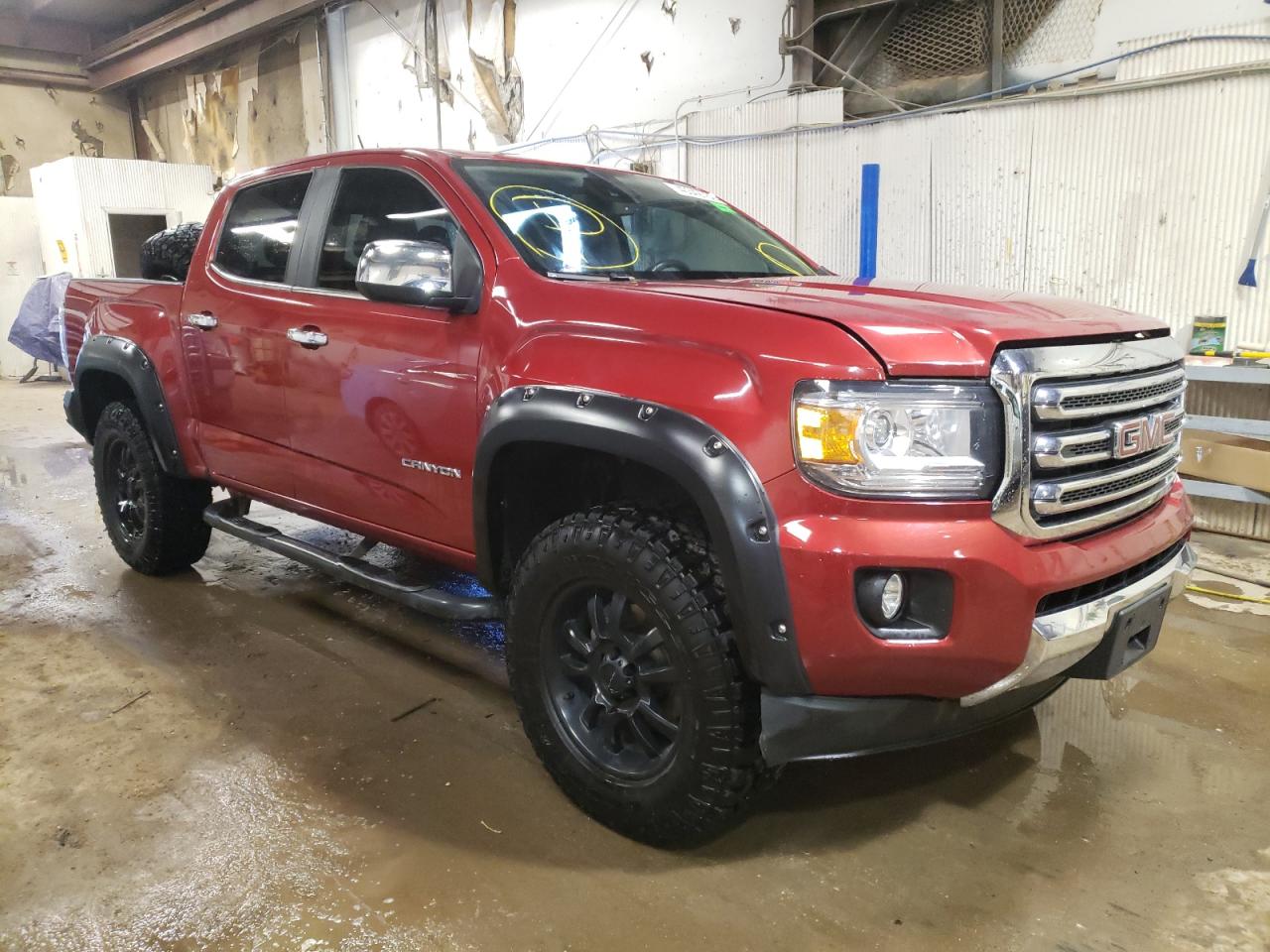 GMC CANYON SLT 2016 with VIN 1GTP6DE10G1368172 - Photo from auction