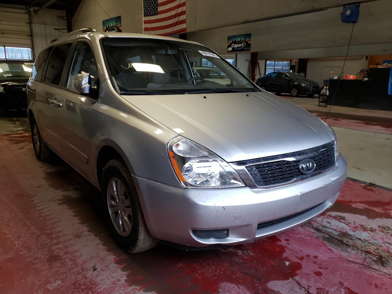 KIA SEDONA LX 2012 with VIN KNDMG4C72C6504354 - Photo from auction