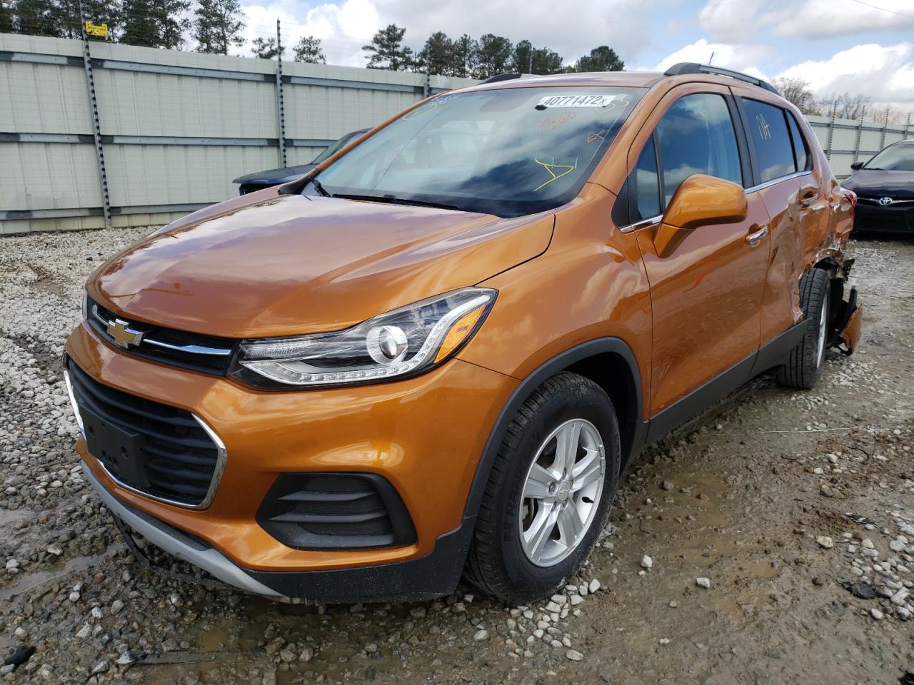 Photo 2 from auction – 2017 CHEVROLET TRAX 1LT with VIN 3GNCJLSB6HL145690