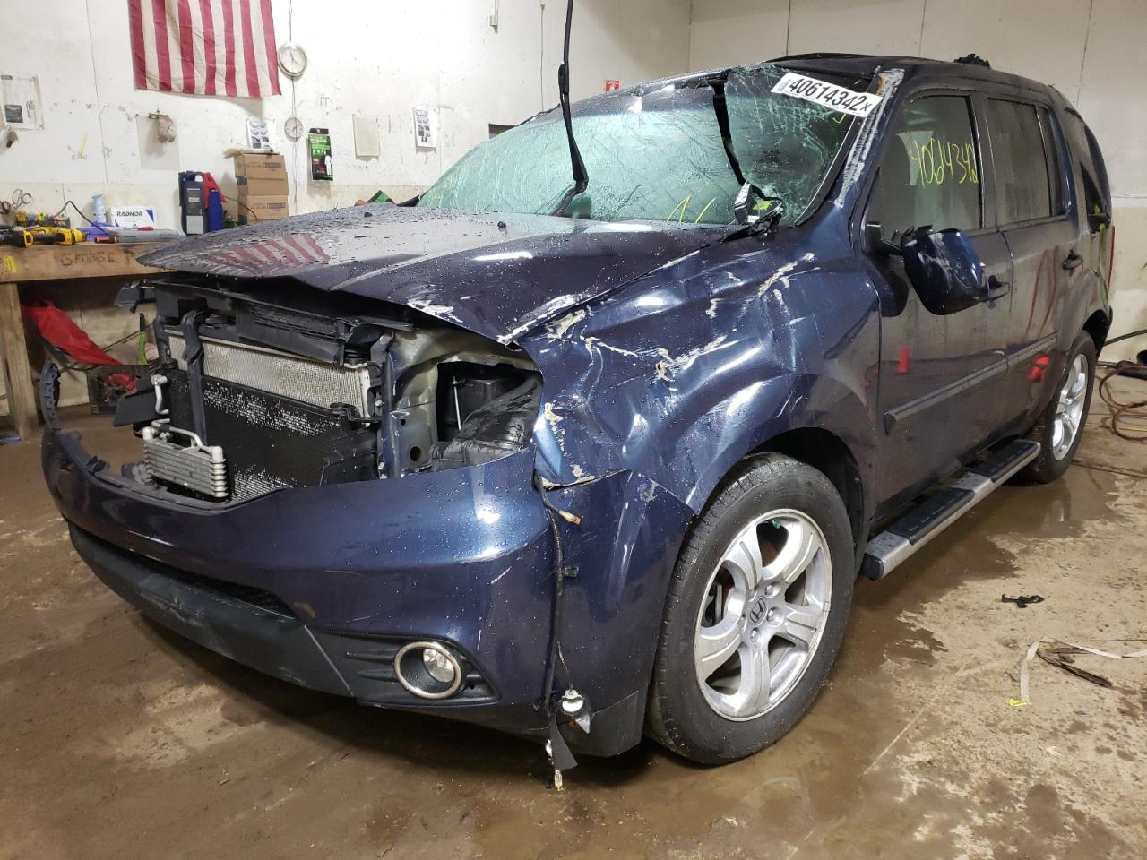 Photo 2 from auction – 2012 HONDA PILOT EXL with VIN 5FNYF4H50CB058219